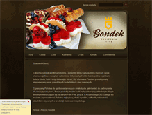 Tablet Screenshot of gondek.pl